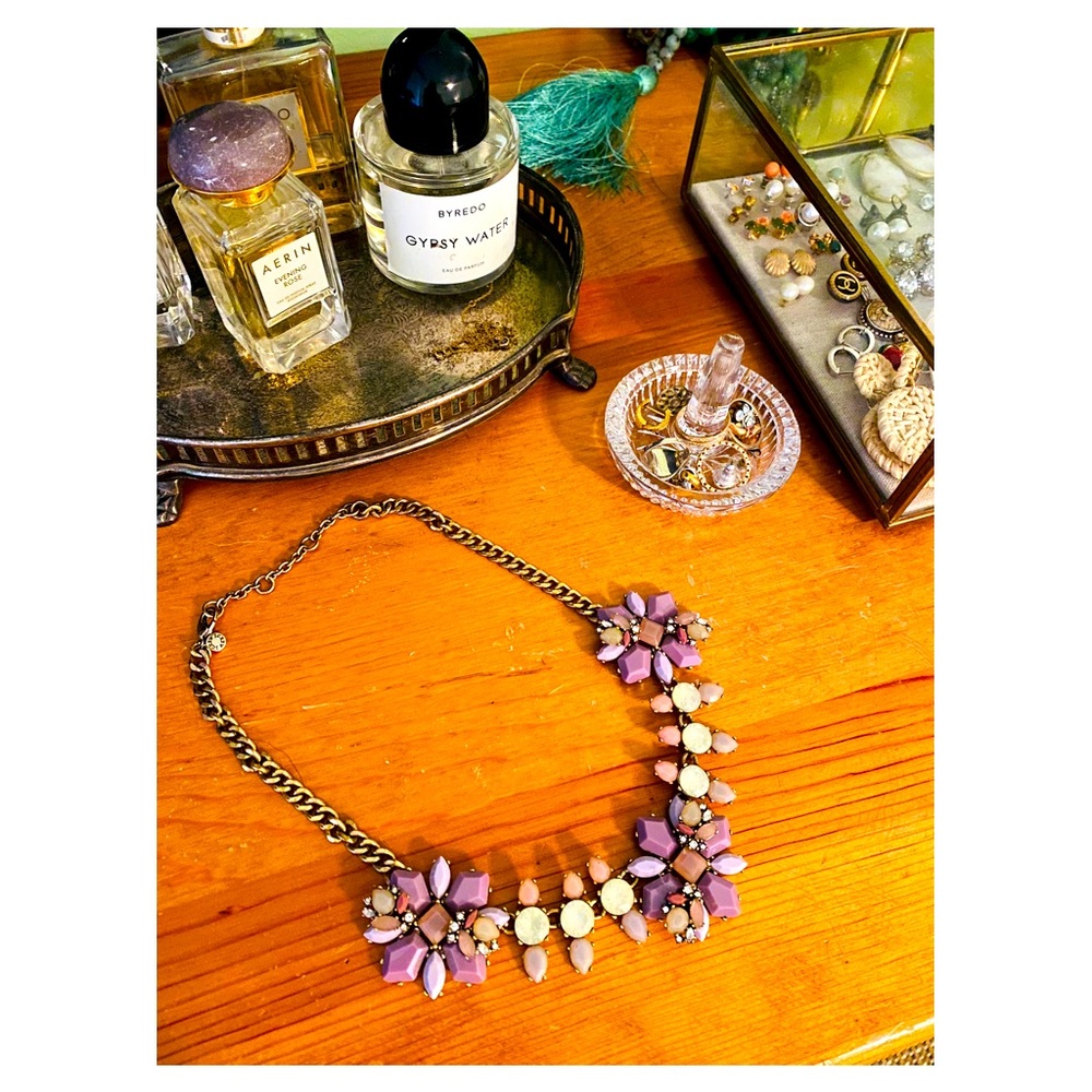 [J. CREW] Lavender Jewel Statement Necklace